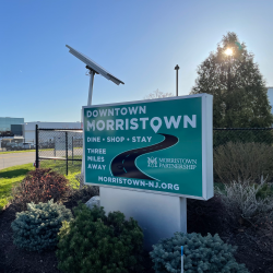 Morristown Airport Sign
